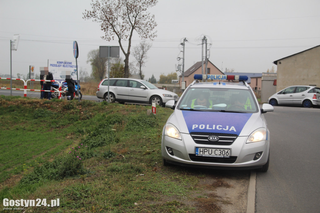 Zdarzenie z udziałem motocyklisty