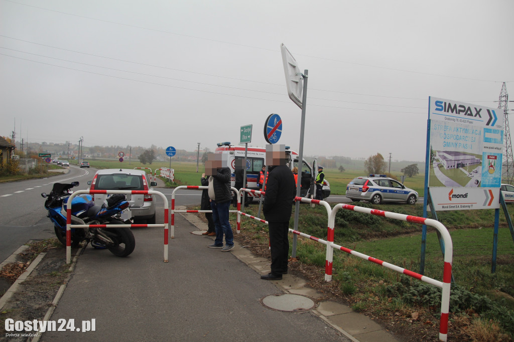 Zdarzenie z udziałem motocyklisty