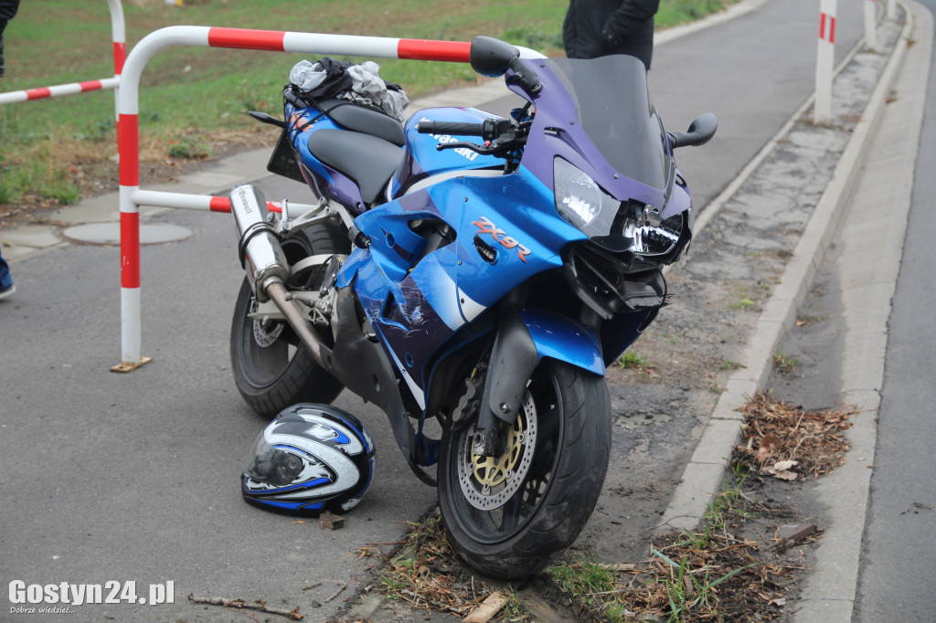 Zdarzenie z udziałem motocyklisty