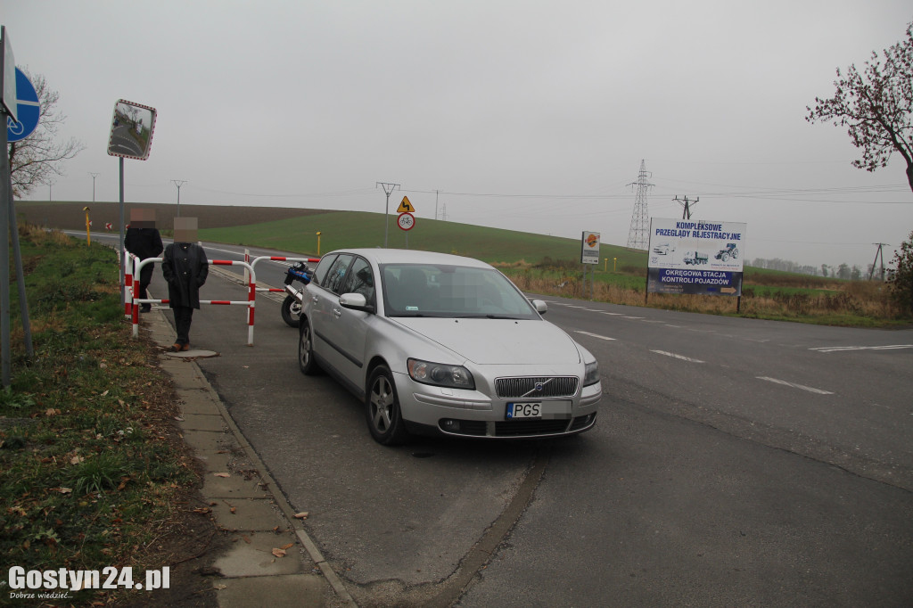 Zdarzenie z udziałem motocyklisty
