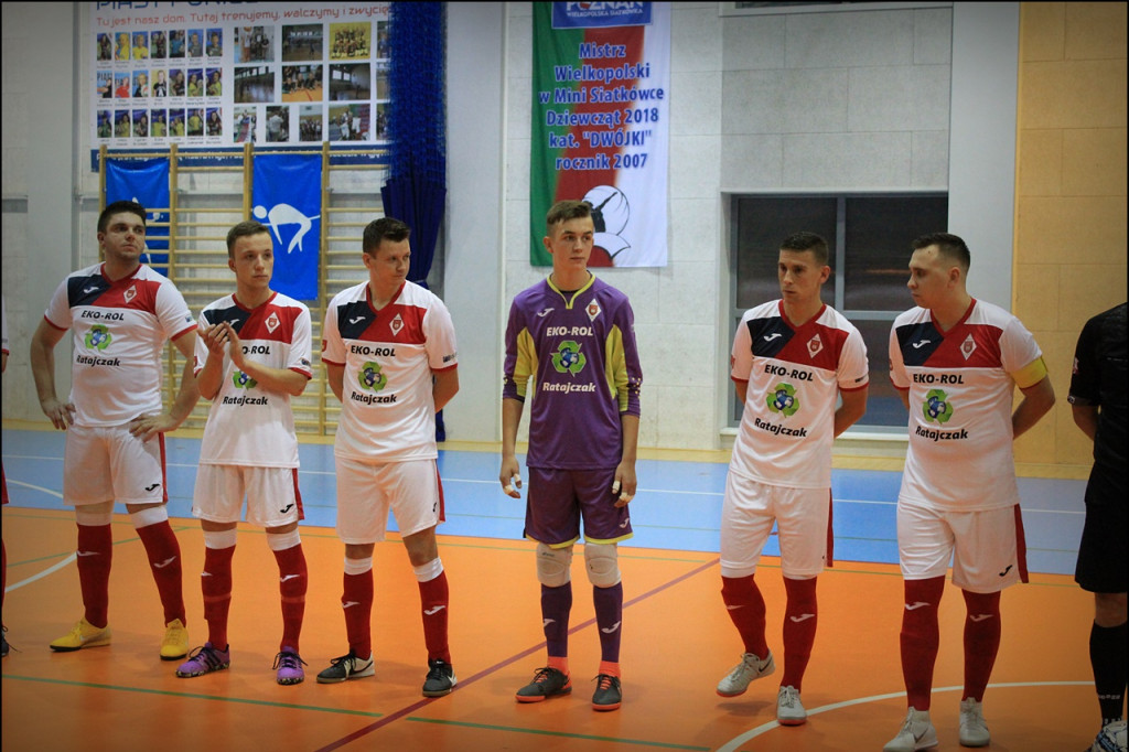 Mecz futsalu w Poniecu