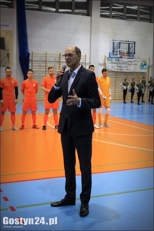 Mecz futsalu w Poniecu