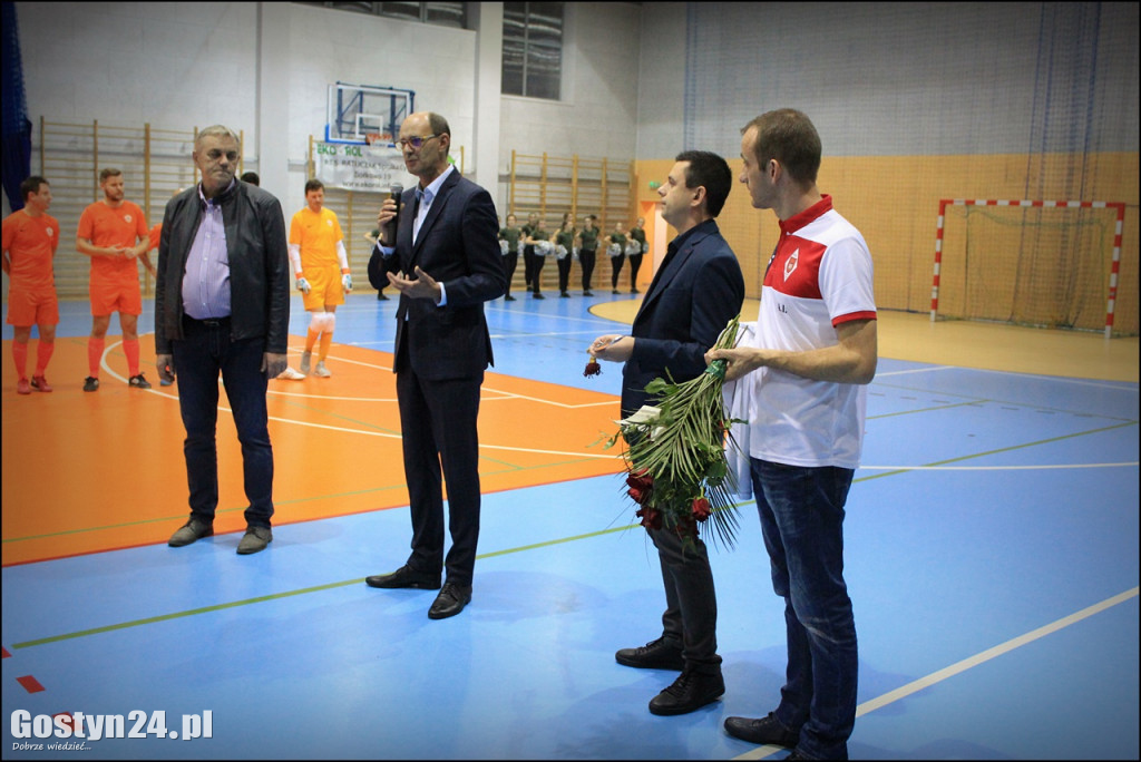 Mecz futsalu w Poniecu