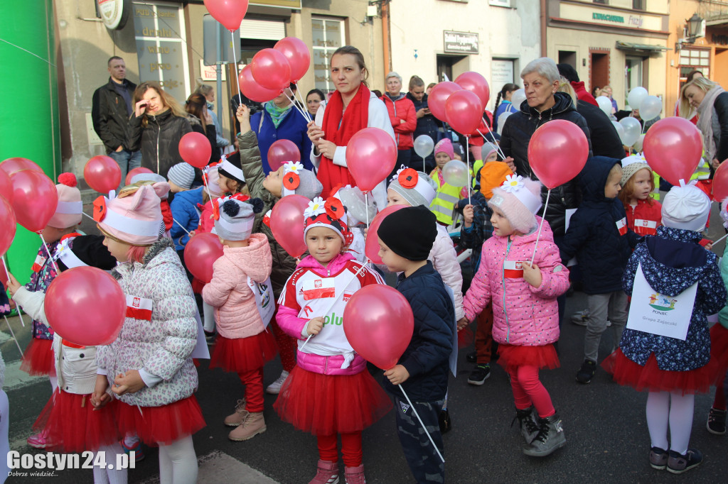 Bieg niepodległościowy przedszkolaków