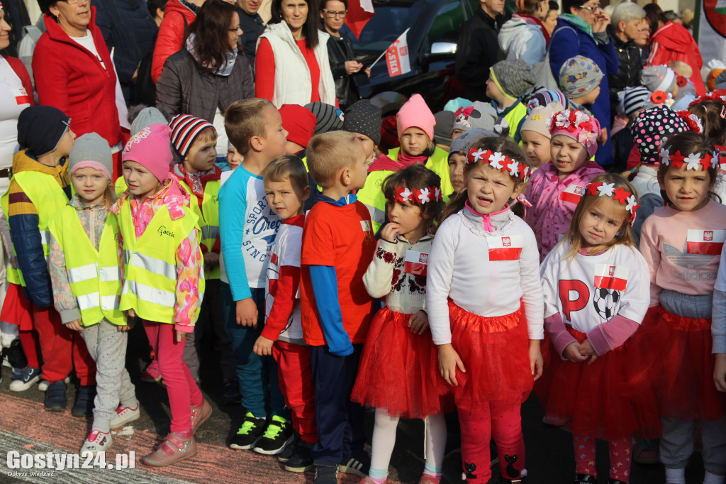 Bieg niepodległościowy przedszkolaków
