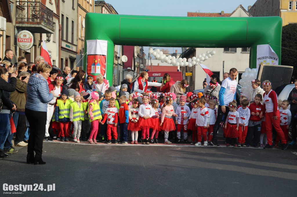 Bieg niepodległościowy przedszkolaków