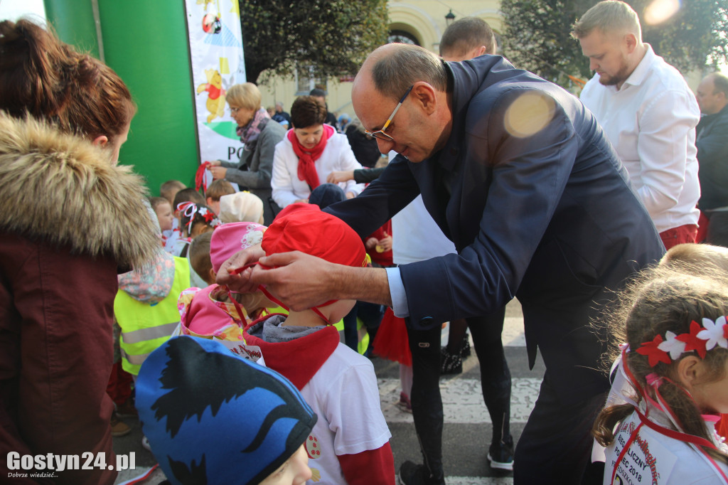 Bieg niepodległościowy przedszkolaków