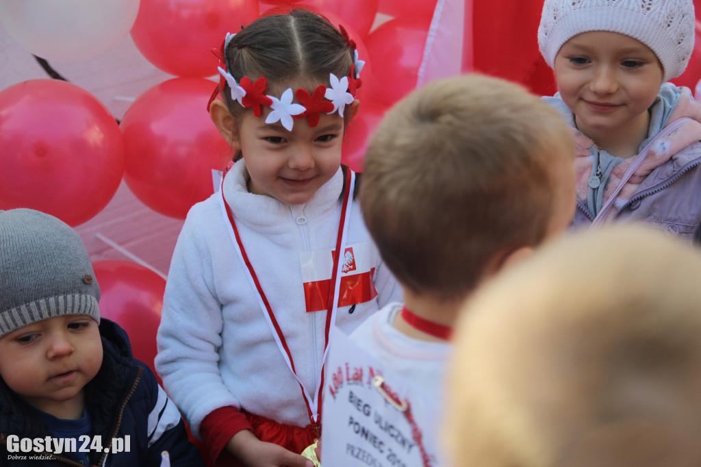 Bieg niepodległościowy przedszkolaków