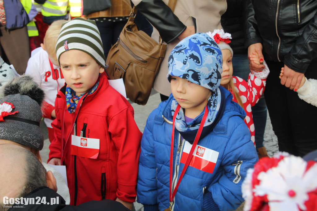 Bieg niepodległościowy przedszkolaków
