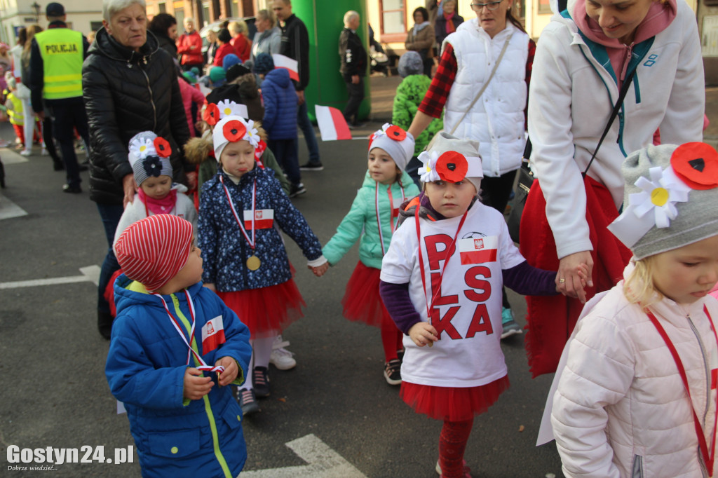 Bieg niepodległościowy przedszkolaków