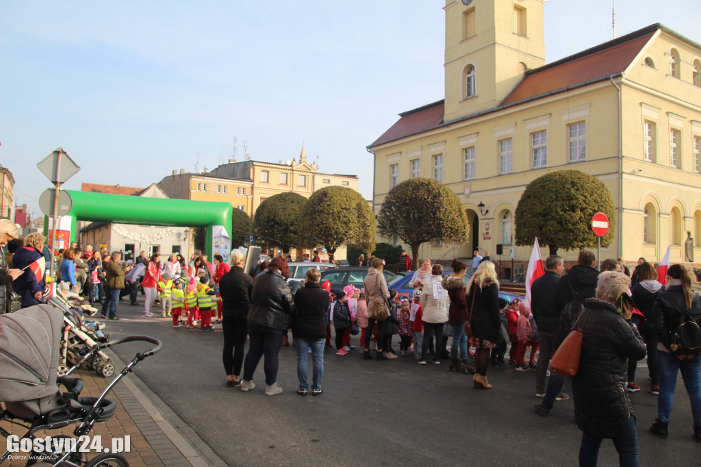 Bieg niepodległościowy przedszkolaków
