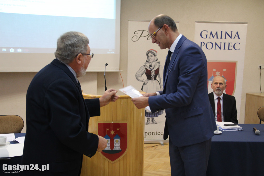 Pierwsza sesja nowej Rady Miejskiej Ponieca