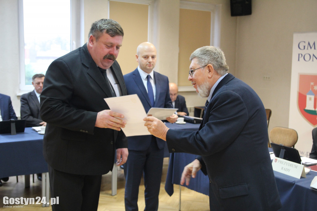 Pierwsza sesja nowej Rady Miejskiej Ponieca