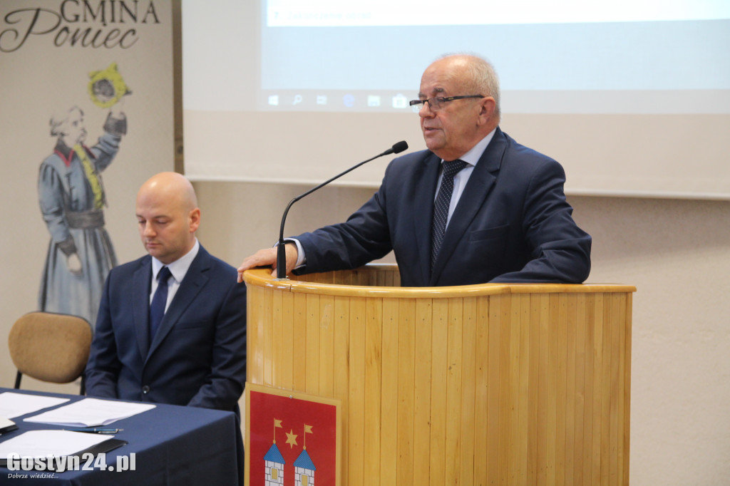 Pierwsza sesja nowej Rady Miejskiej Ponieca