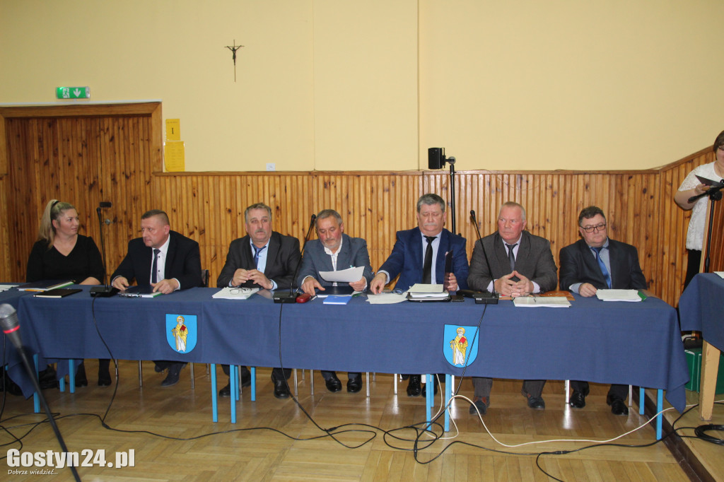 Pierwsza sesja Rady Gminy Krobia