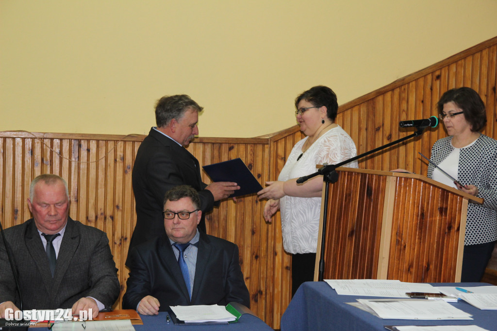 Pierwsza sesja Rady Gminy Krobia