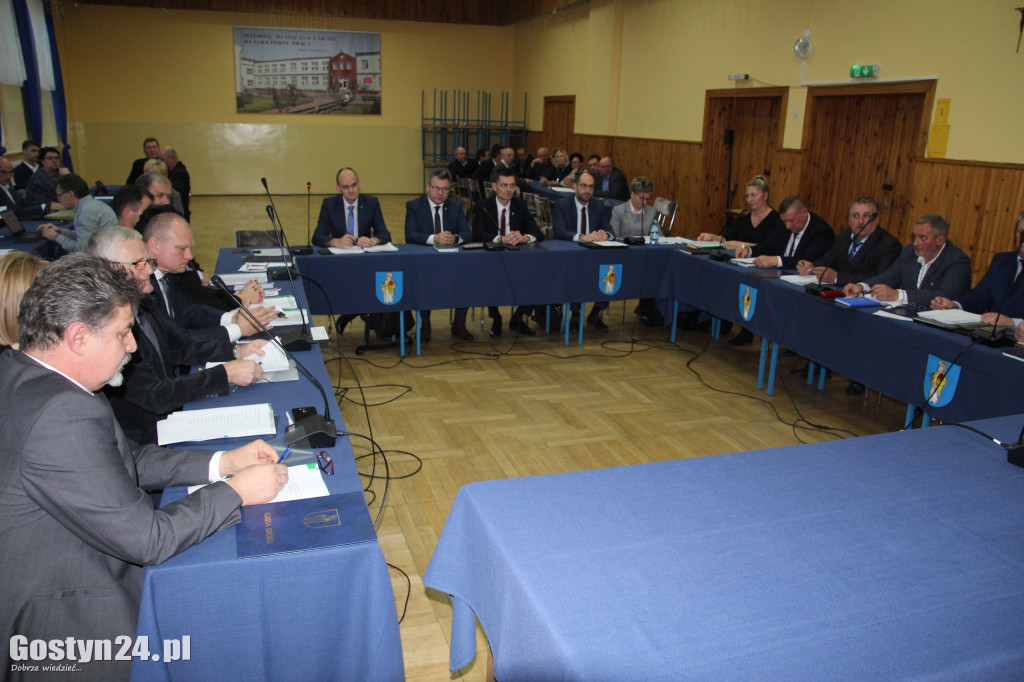 Pierwsza sesja Rady Gminy Krobia