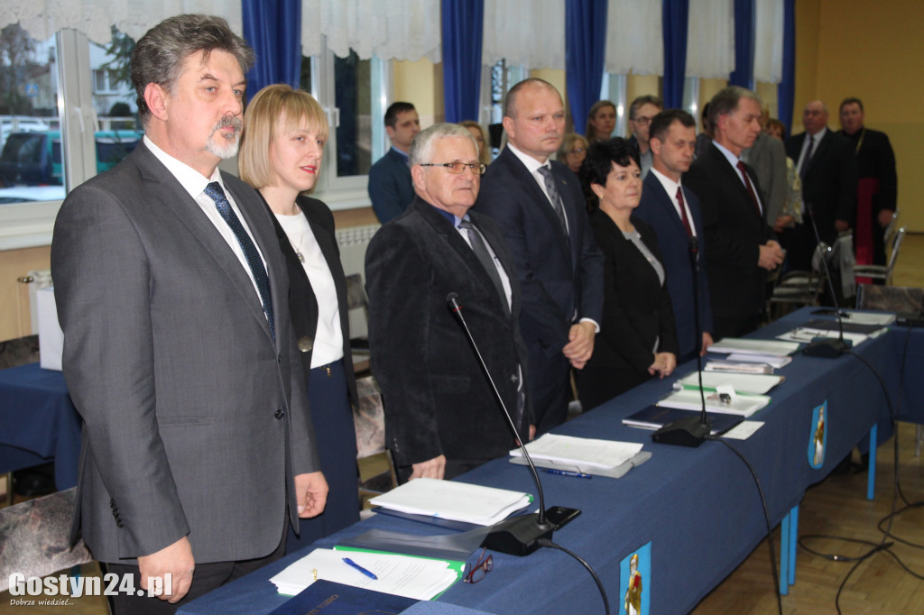 Pierwsza sesja Rady Gminy Krobia