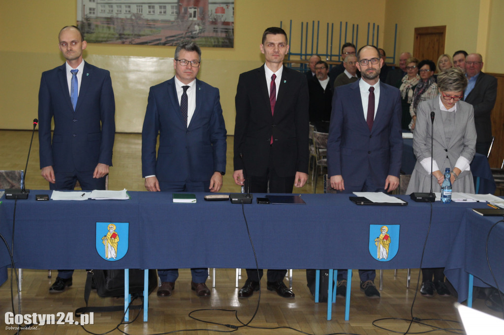 Pierwsza sesja Rady Gminy Krobia