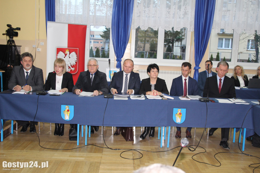 Pierwsza sesja Rady Gminy Krobia