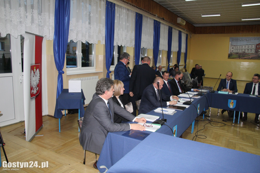 Pierwsza sesja Rady Gminy Krobia