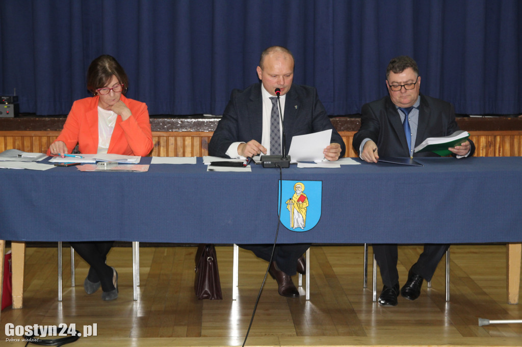 Pierwsza sesja Rady Gminy Krobia