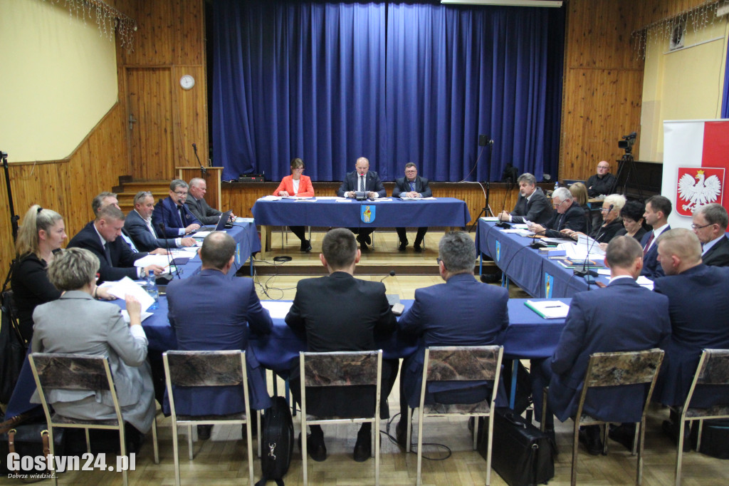 Pierwsza sesja Rady Gminy Krobia