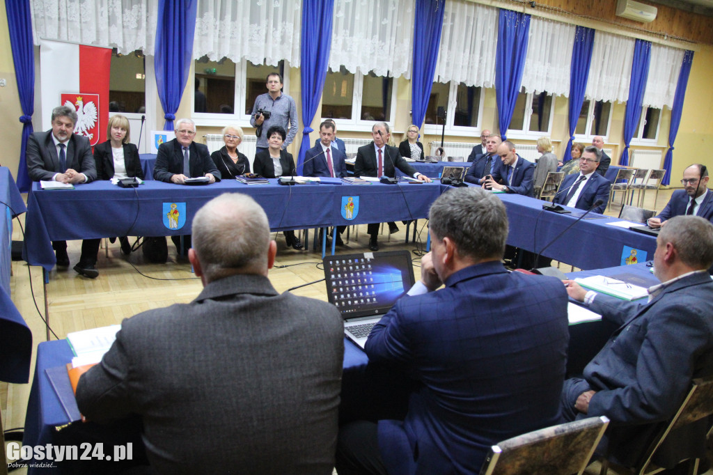 Pierwsza sesja Rady Gminy Krobia