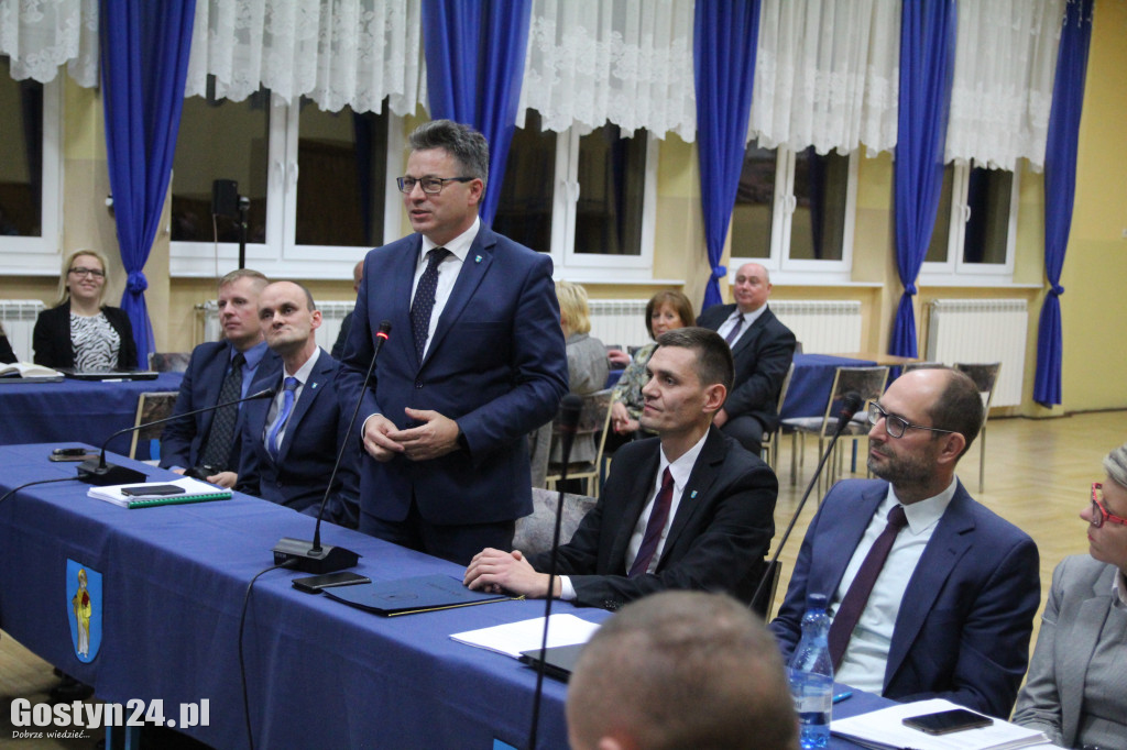 Pierwsza sesja Rady Gminy Krobia