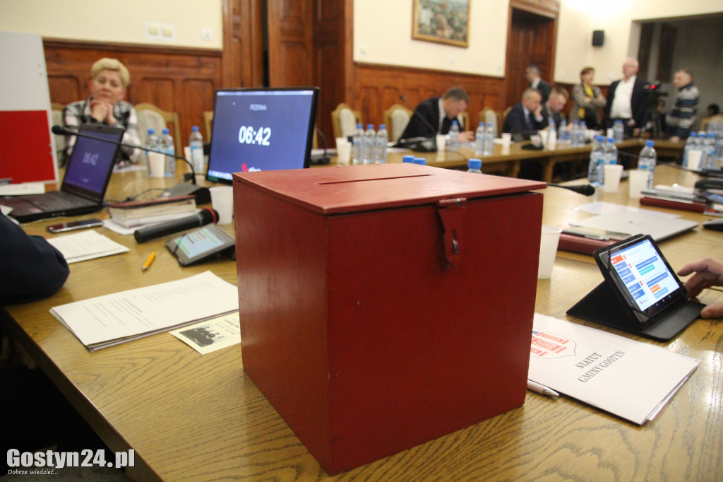 Pierwsze posiedzenie Rady Miejskiej Gostynia