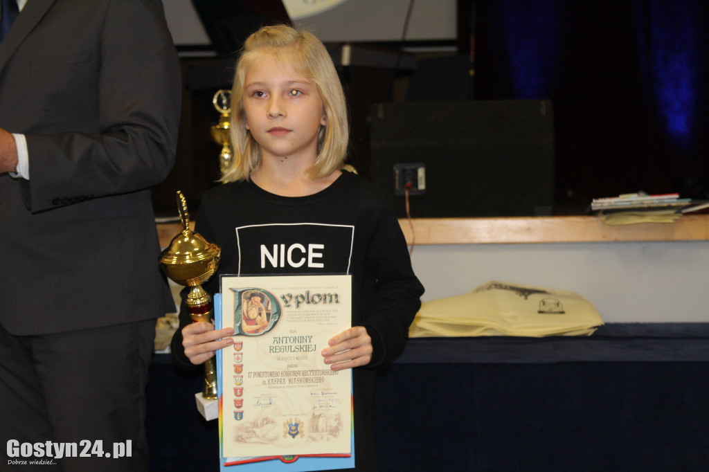 Konkurs Recytatorski im. K. Miaskowskiego