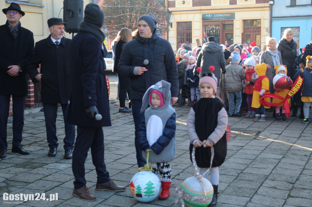 Na ponieckim rynku stanęła piękna choinka