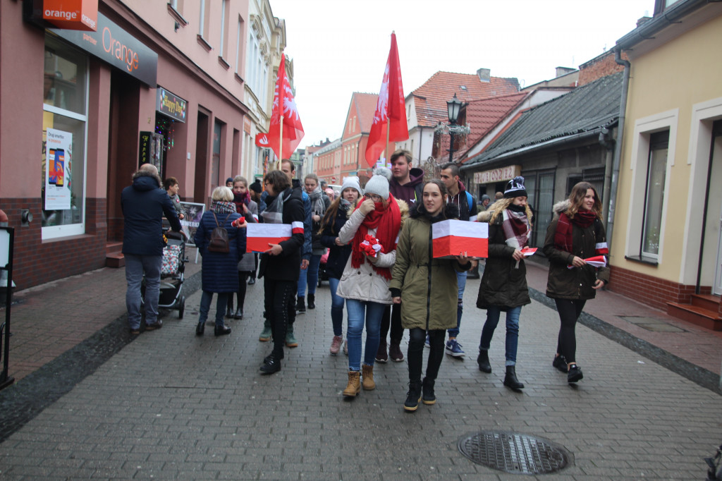 Happening na gostyńskim deptaku