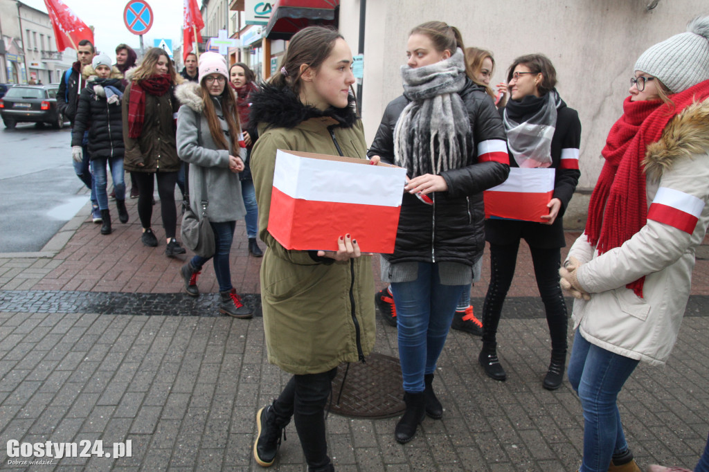 Happening na gostyńskim deptaku