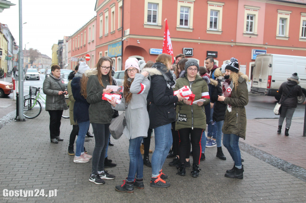 Happening na gostyńskim deptaku