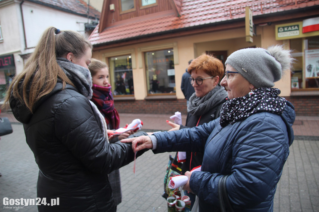 Happening na gostyńskim deptaku
