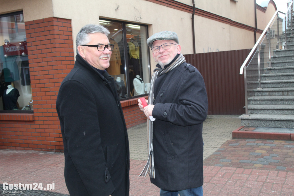 Happening na gostyńskim deptaku