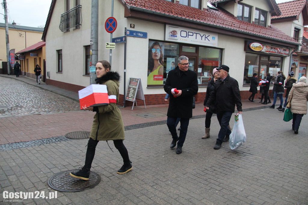 Happening na gostyńskim deptaku