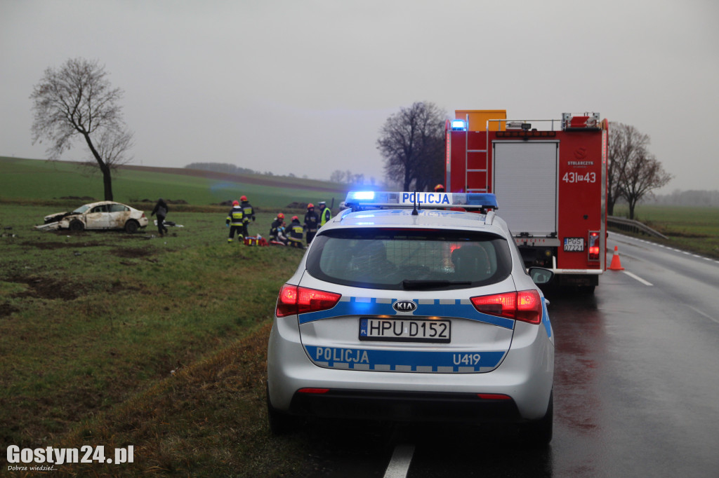 Wypadek na drodze wojewódzkiej 434