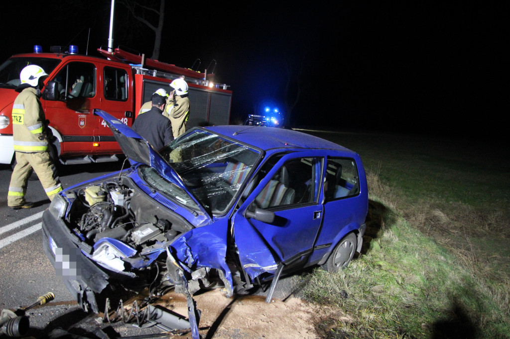 Wypadek na trasie Czarkowo-Drzewce
