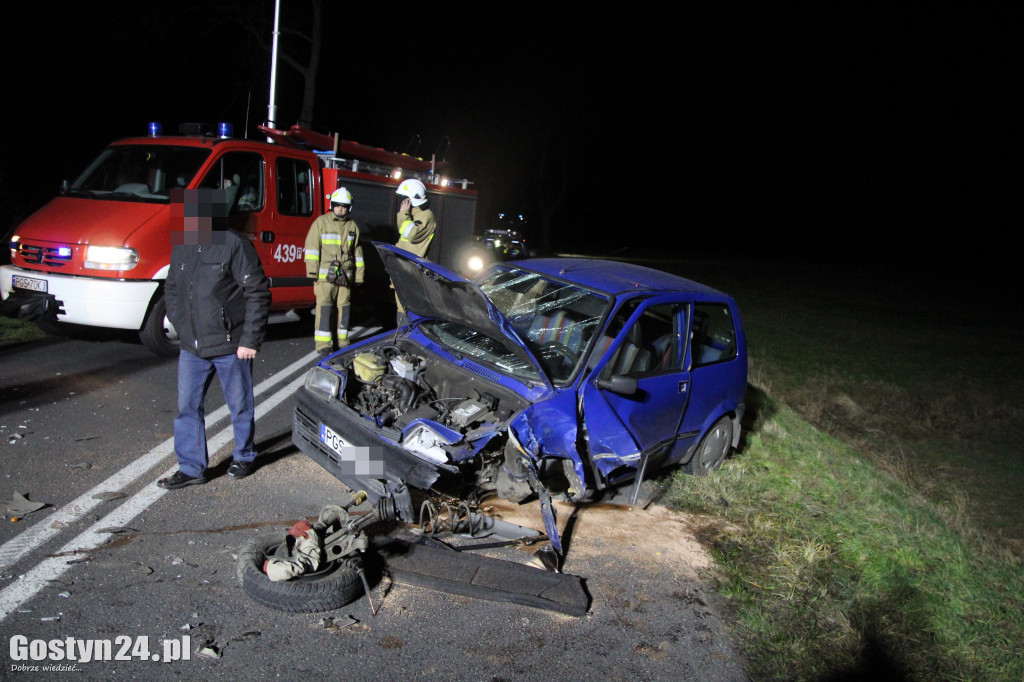 Wypadek na trasie Czarkowo-Drzewce