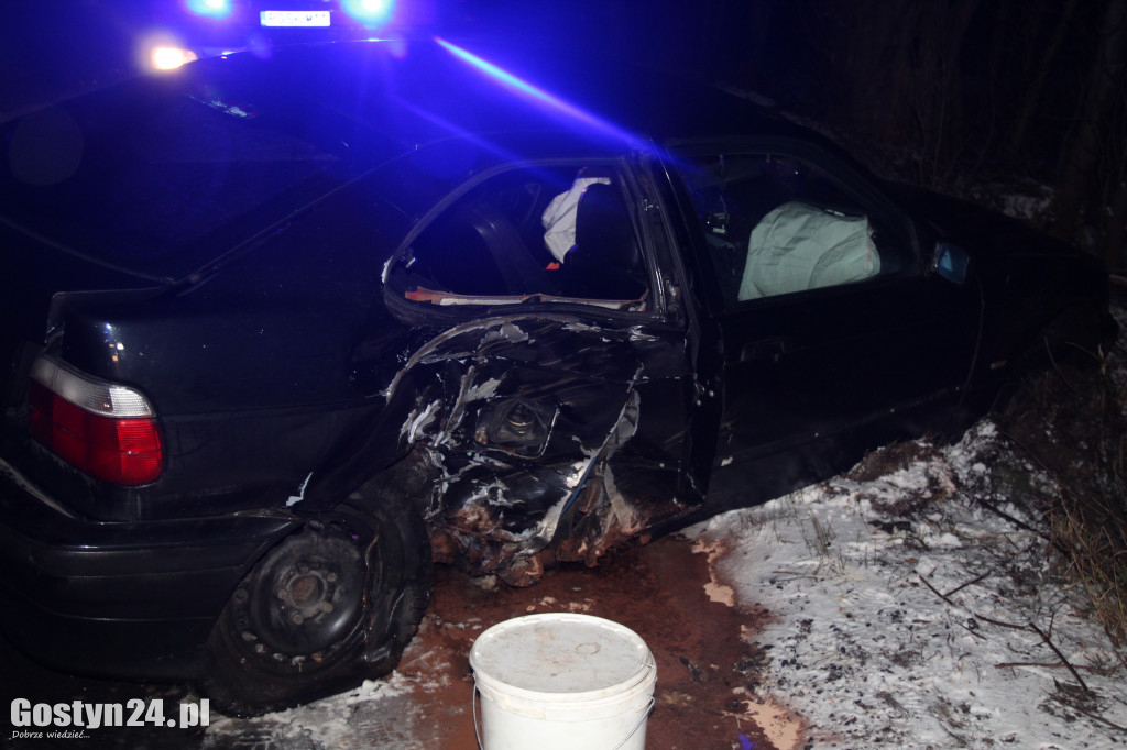 Wypadek na trasie Strumiany - Borek Wlkp.