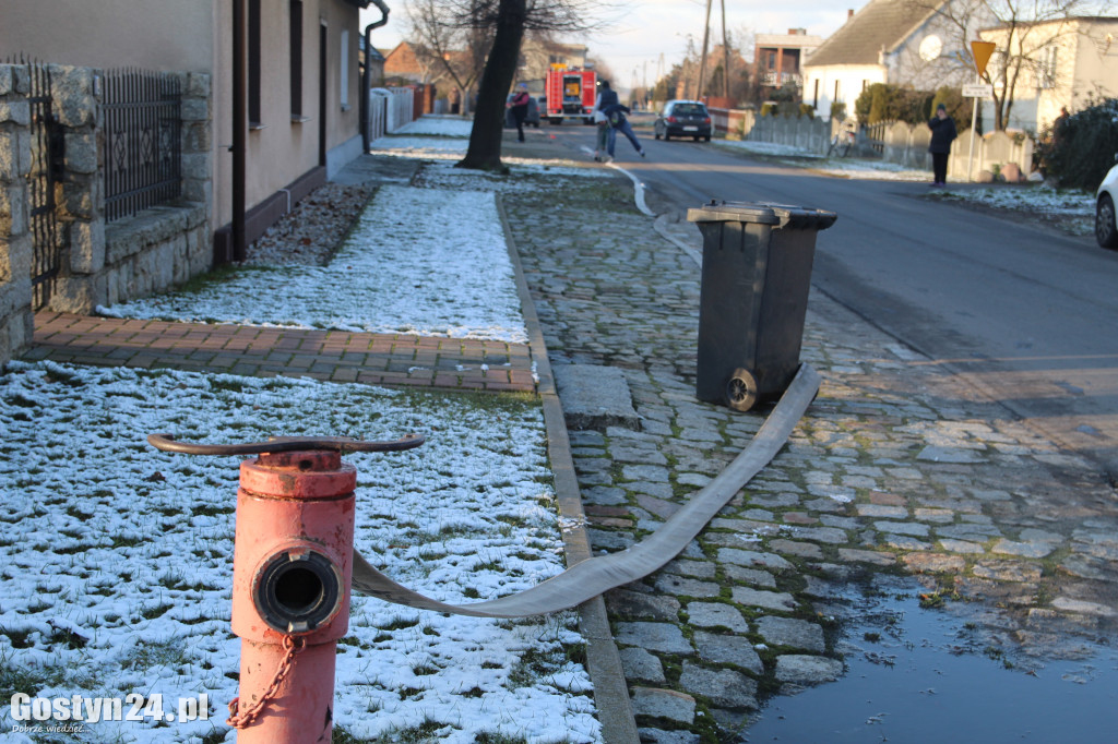Pożar auta w Siemowie
