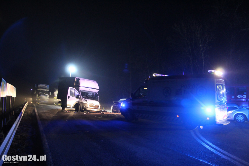 Wypadek na K12 - Borek Wlkp.-Koszkowo