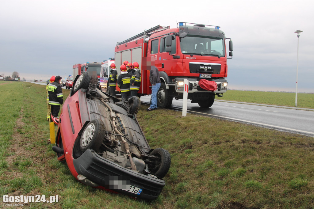 Zdarzenie na trasie Gostyń-Gola