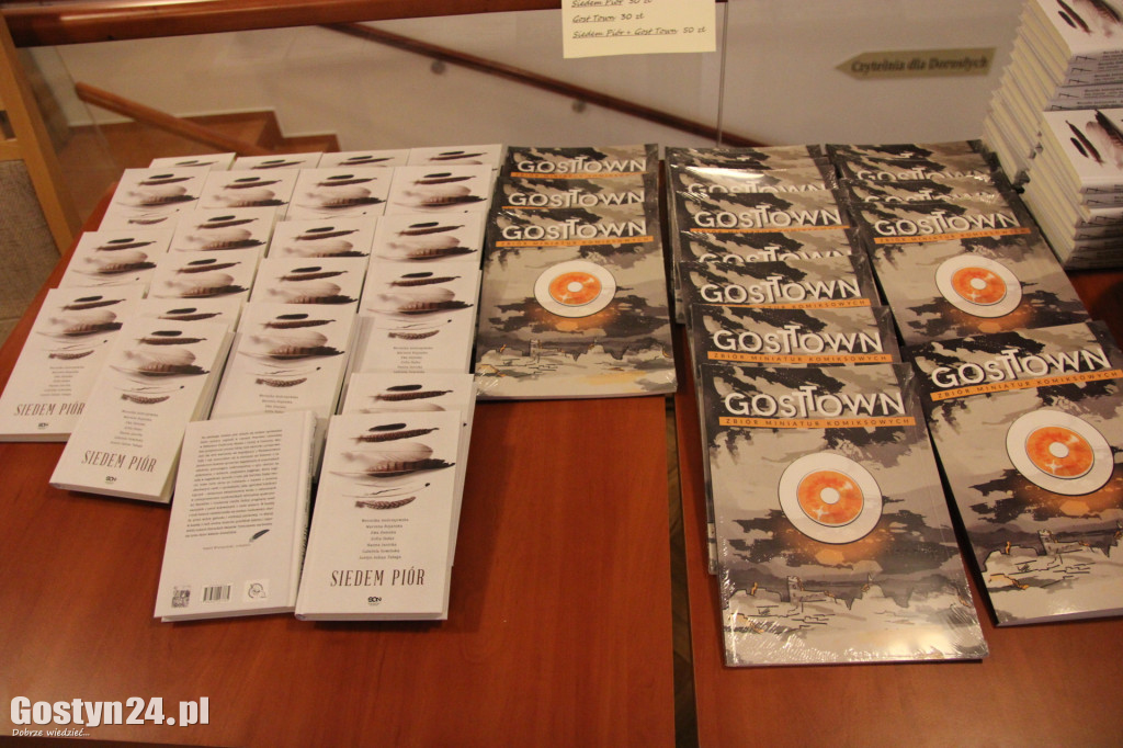 Promocja Gost Town i Siedem Piór w bibliotece