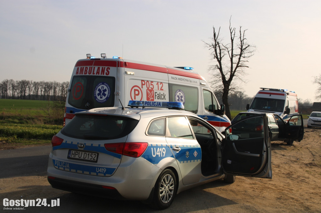Wypadek na trasie Bączylas - Rokosowo