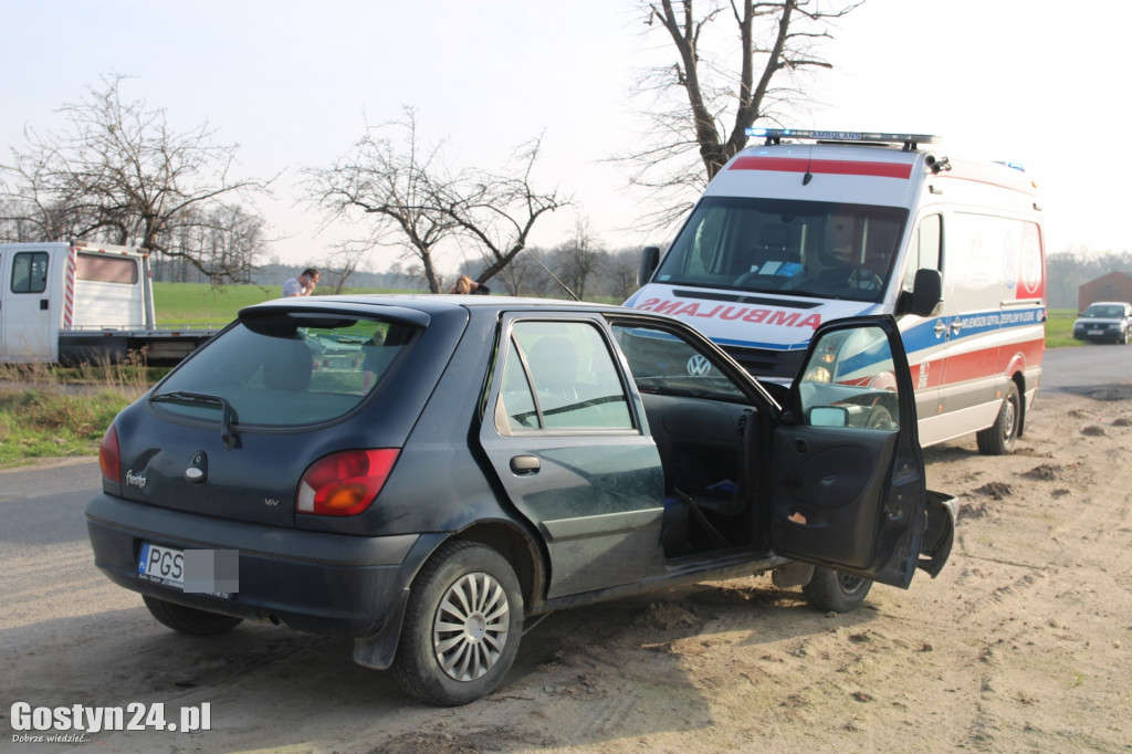 Wypadek na trasie Bączylas - Rokosowo