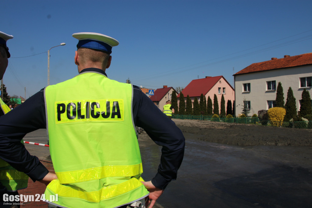 Błoto na ul. Poznańskiej w Gostyniu