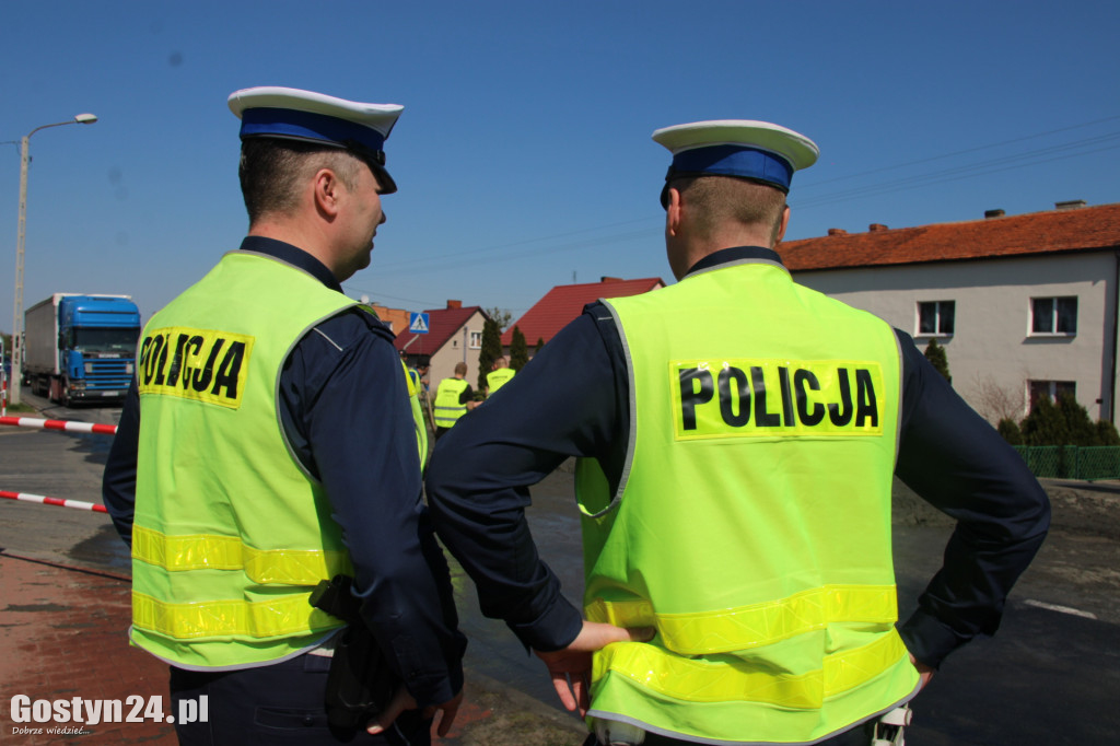 Błoto na ul. Poznańskiej w Gostyniu